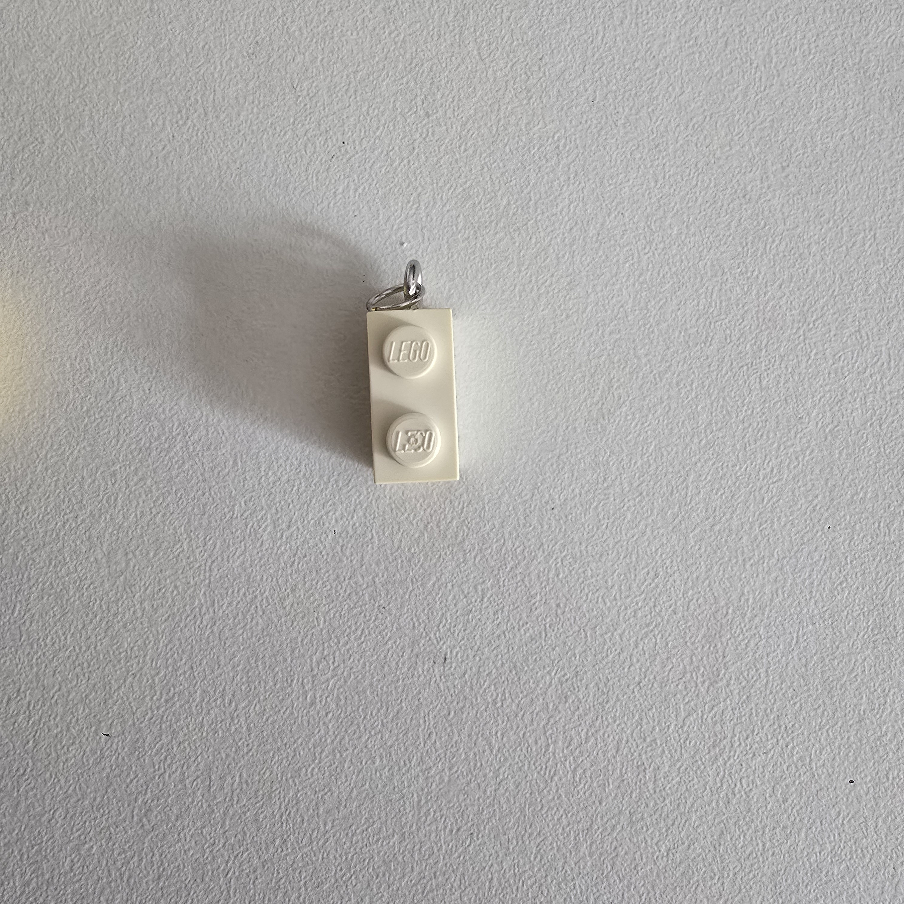 Off White Lego Brick Pendant Charm Custom Hand Made